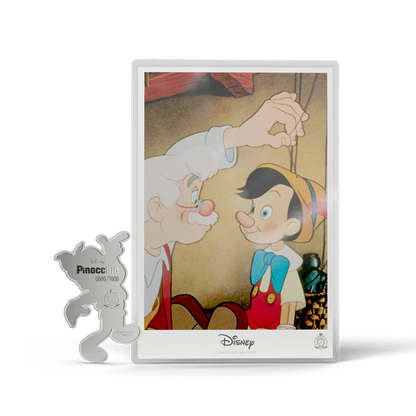 Disney Pinocchio Collectible Set
3/4 oz Silver Coin + 5 g Silver Foil Set