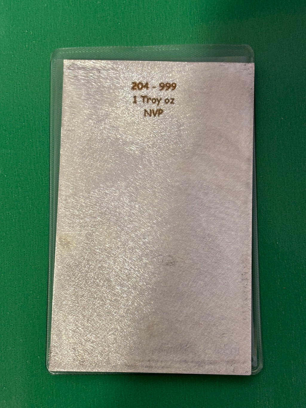 1oz .999 Silver Card NVP Mintv