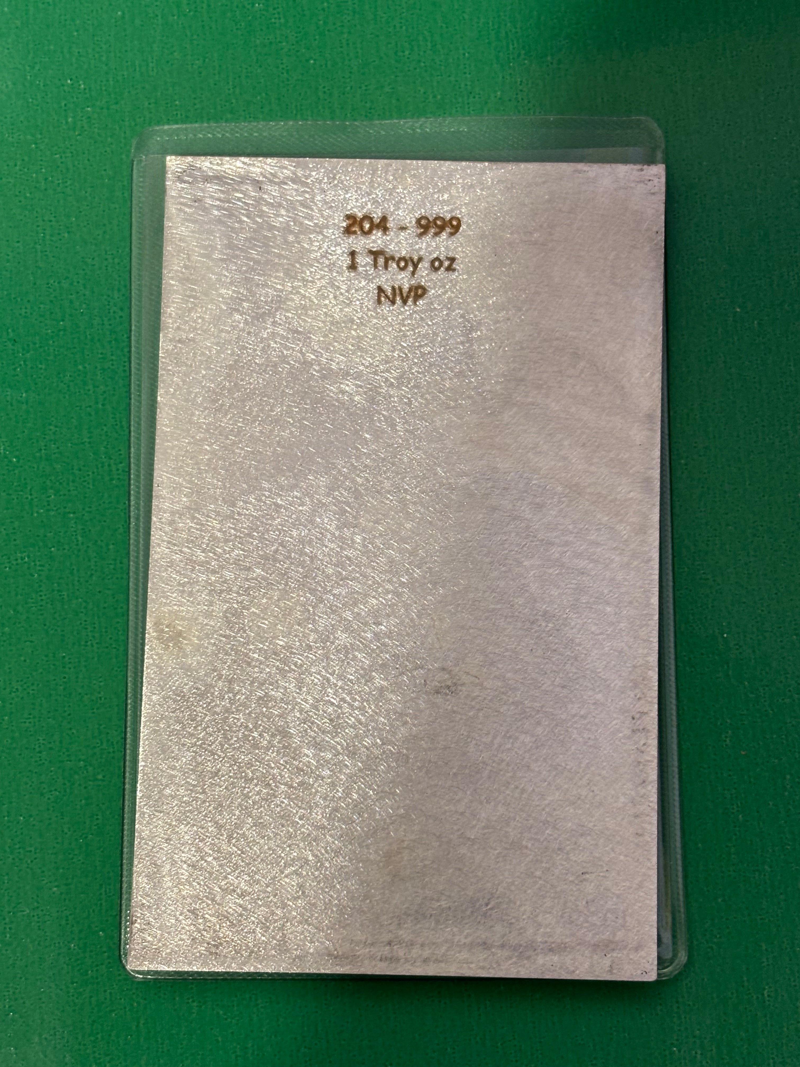 1oz .999 Silver Card NVP Mintv