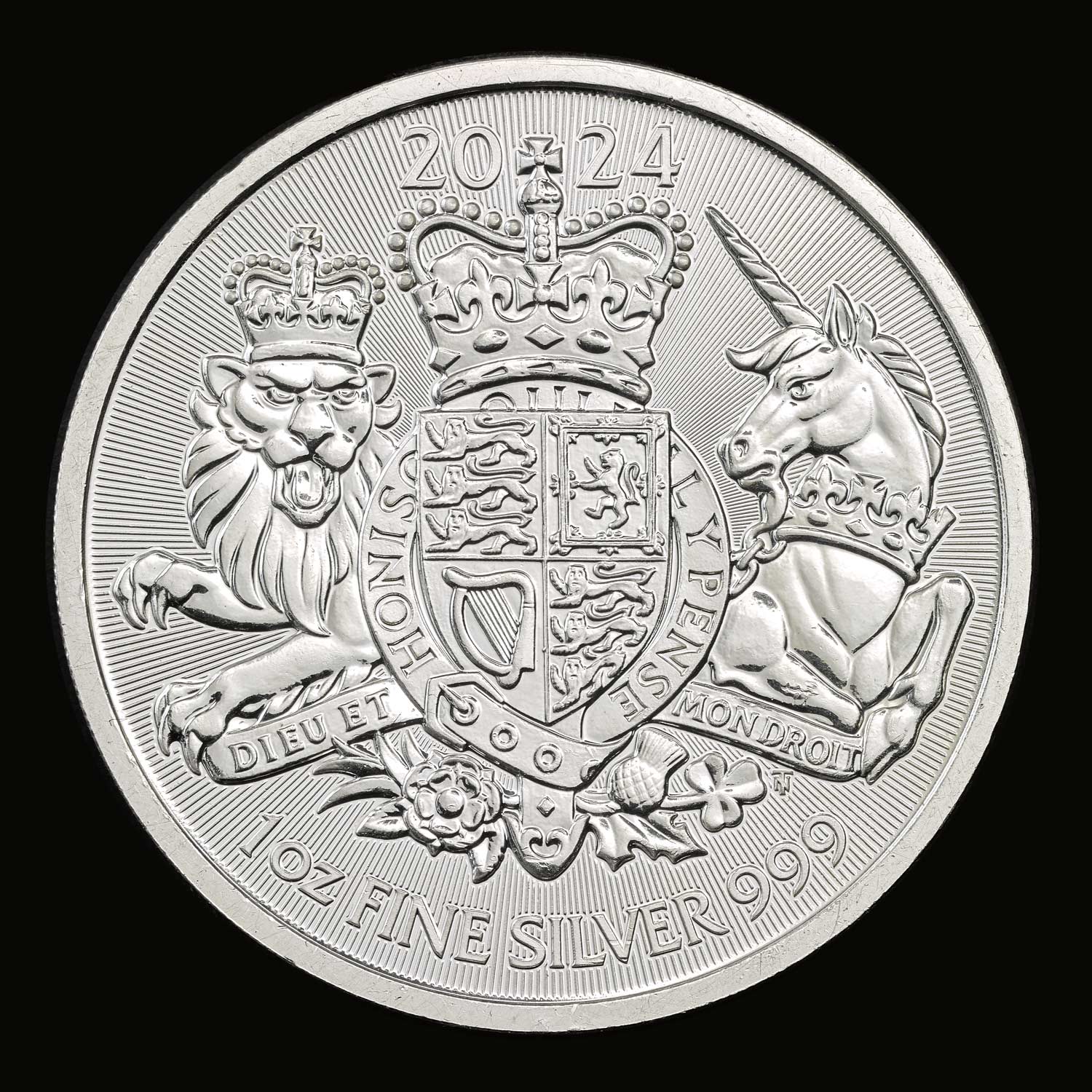 1oz .999 Silver Coin Royal Arms 2024