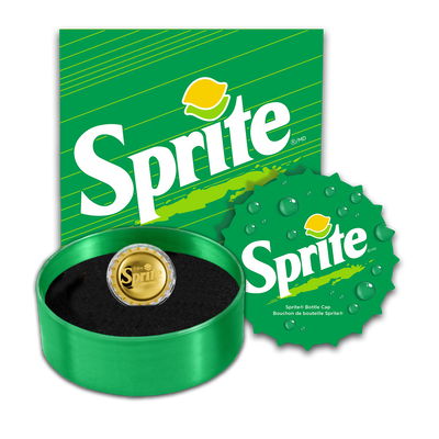 1.2g Pure Gold Sprite® 65th 
Anniversary Bottlecap