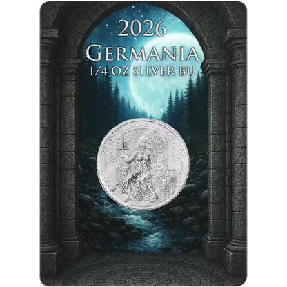 1/4 oz Pure Silver Coin Germania Coin