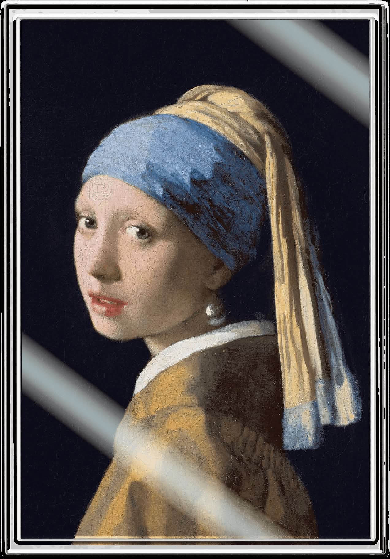 5g Pure Silver Note Girl With The Pearl Earring