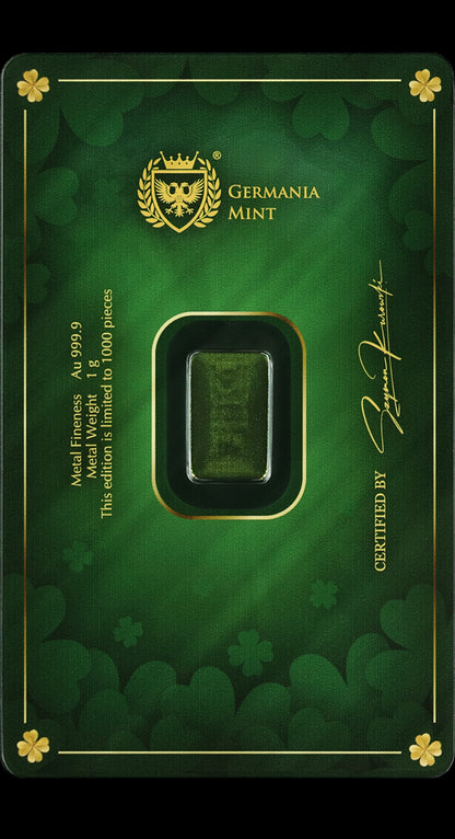 1g 999.9 Gold St Patrick’s Day Bar