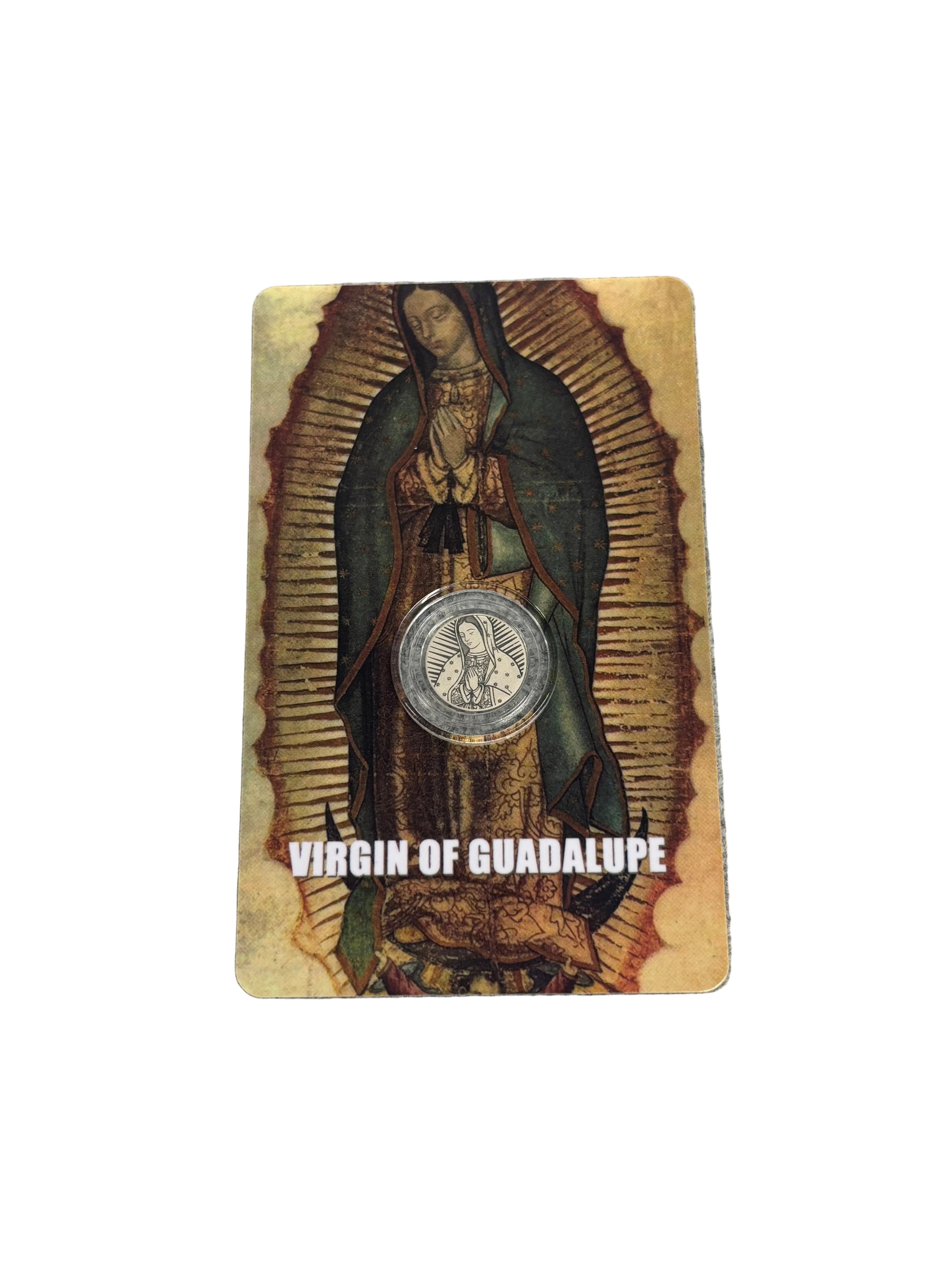 1/500oz Pure Platinum Virgin Of Guadalupe Carded Coin