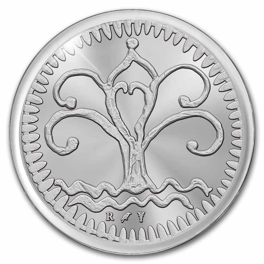 2025 Netherlands 1oz Pure Silver Coin Parrot Duit Restrike BU