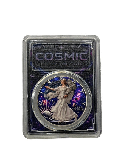 1oz Pure Silver Coin ASE Cosmic