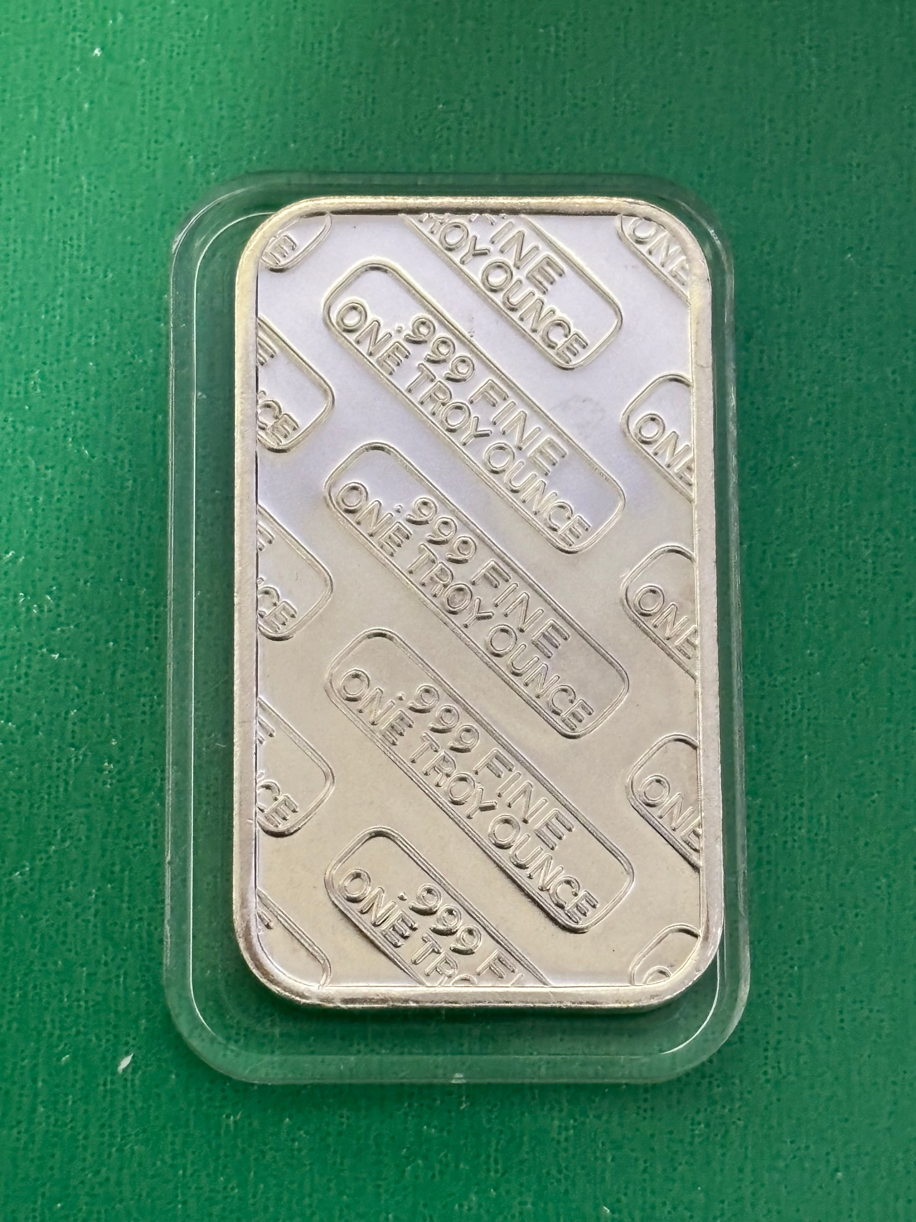 1oz .999 Silver Bar
