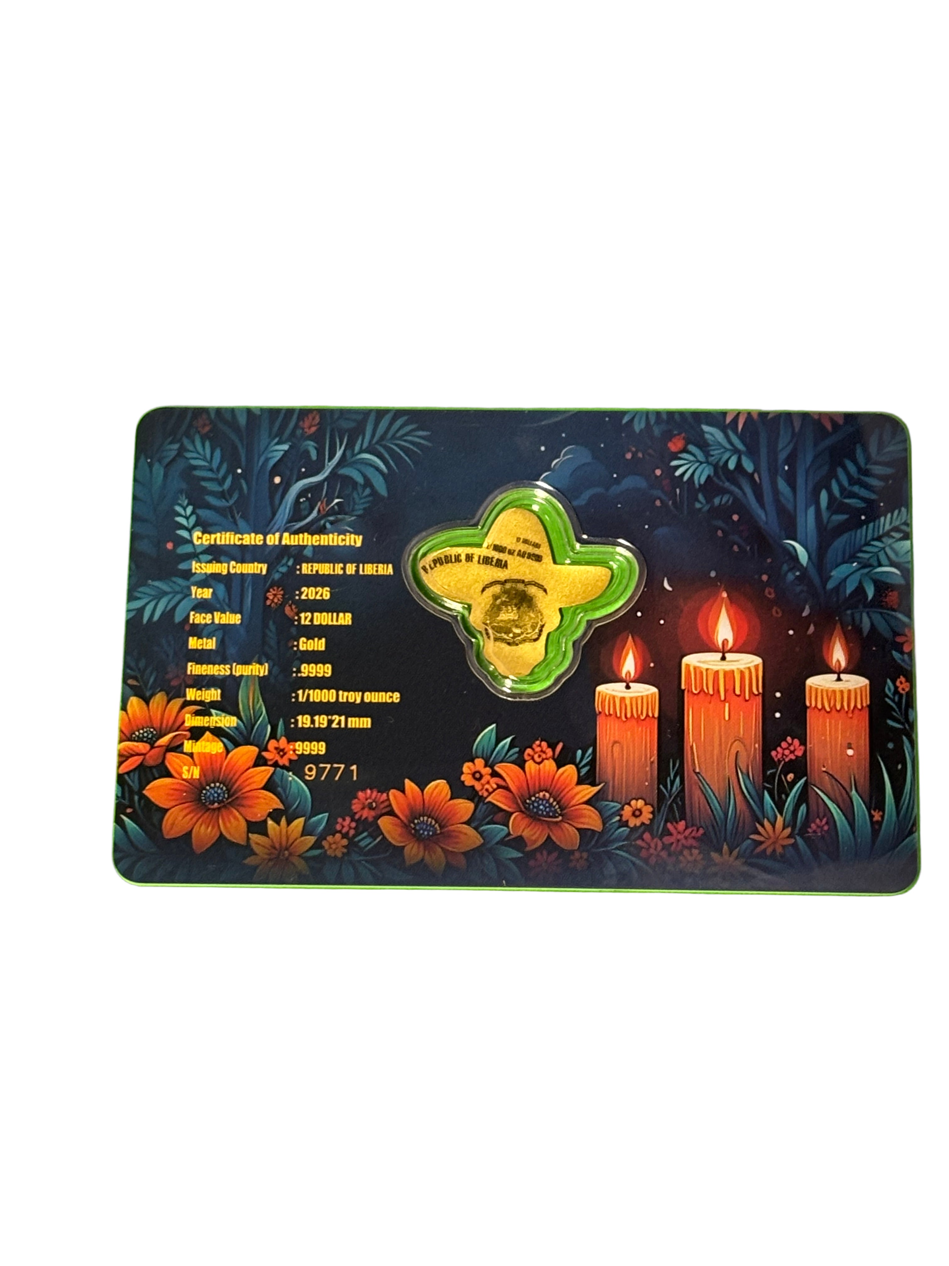 1/1000oz .999 Gold Dia De Los Muertos 2026