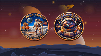 5oz Copper Round Space Exploration