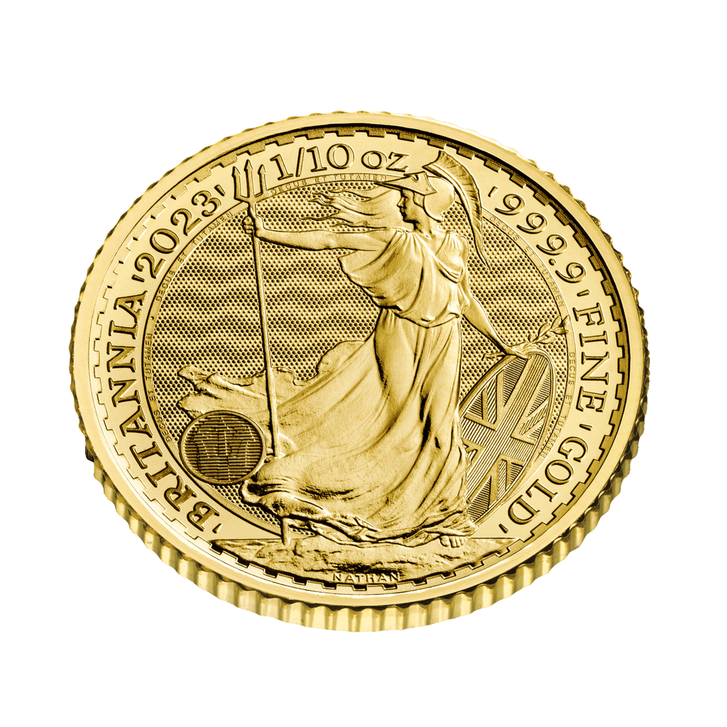 2023 King Charles III 1/10oz Pure Gold Britannia