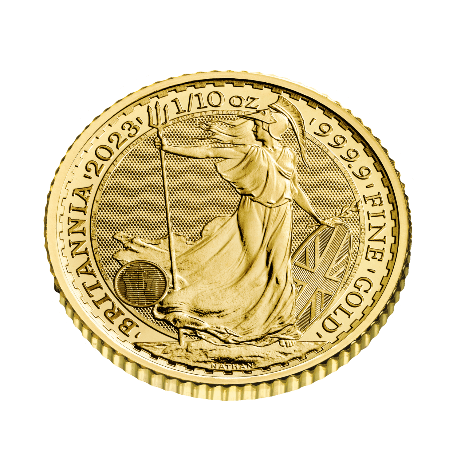 2023 King Charles III 1/10oz Pure Gold Britannia