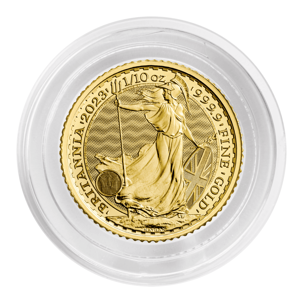 2023 King Charles III 1/10oz Pure Gold Britannia