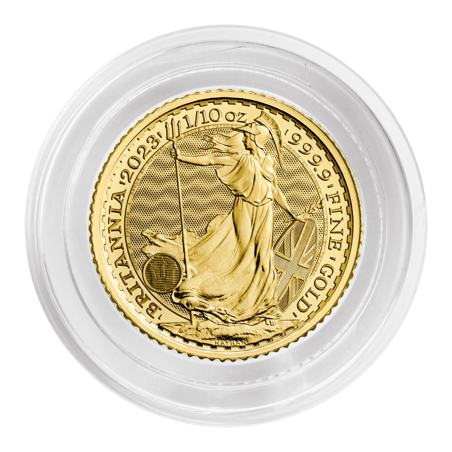 2023 King Charles III 1/10oz Pure Gold Britannia