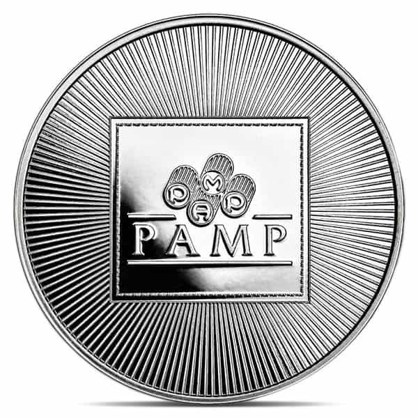 1oz .999 Silver Round Pamp USA