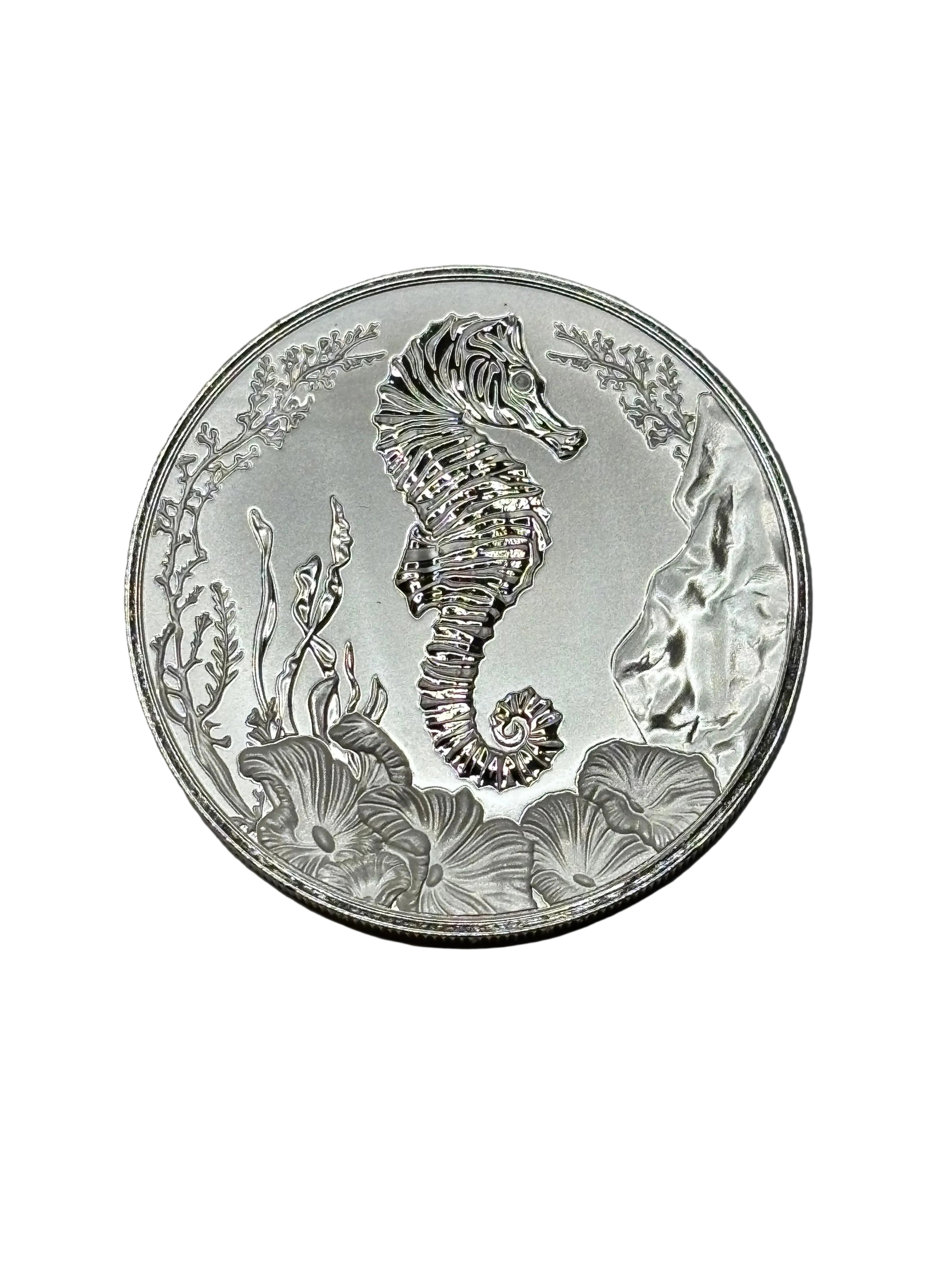 2025 Samoa Zebra Seahorse 1oz Pure Silver Coin