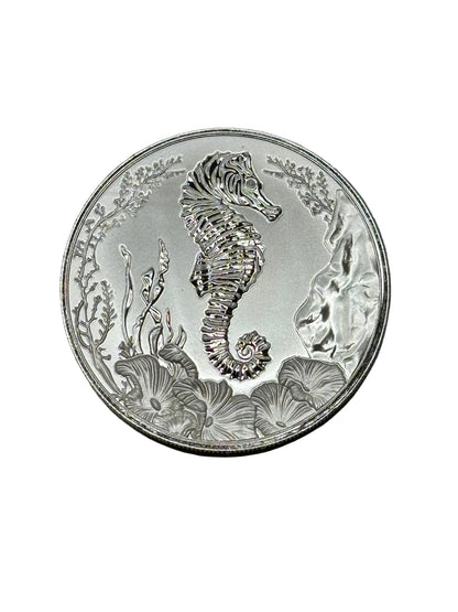 2025 Samoa Zebra Seahorse 1oz Pure Silver Coin
