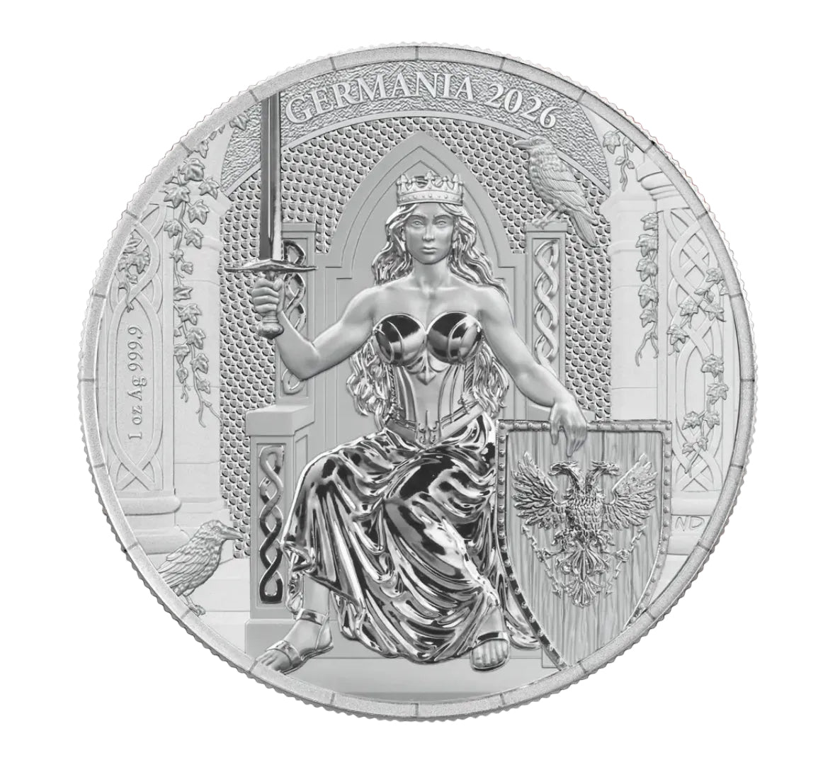 Germania Mint 1oz Silver BU Coin 2026