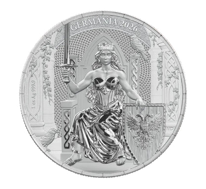 Germania Mint 1oz Silver BU Coin 2026