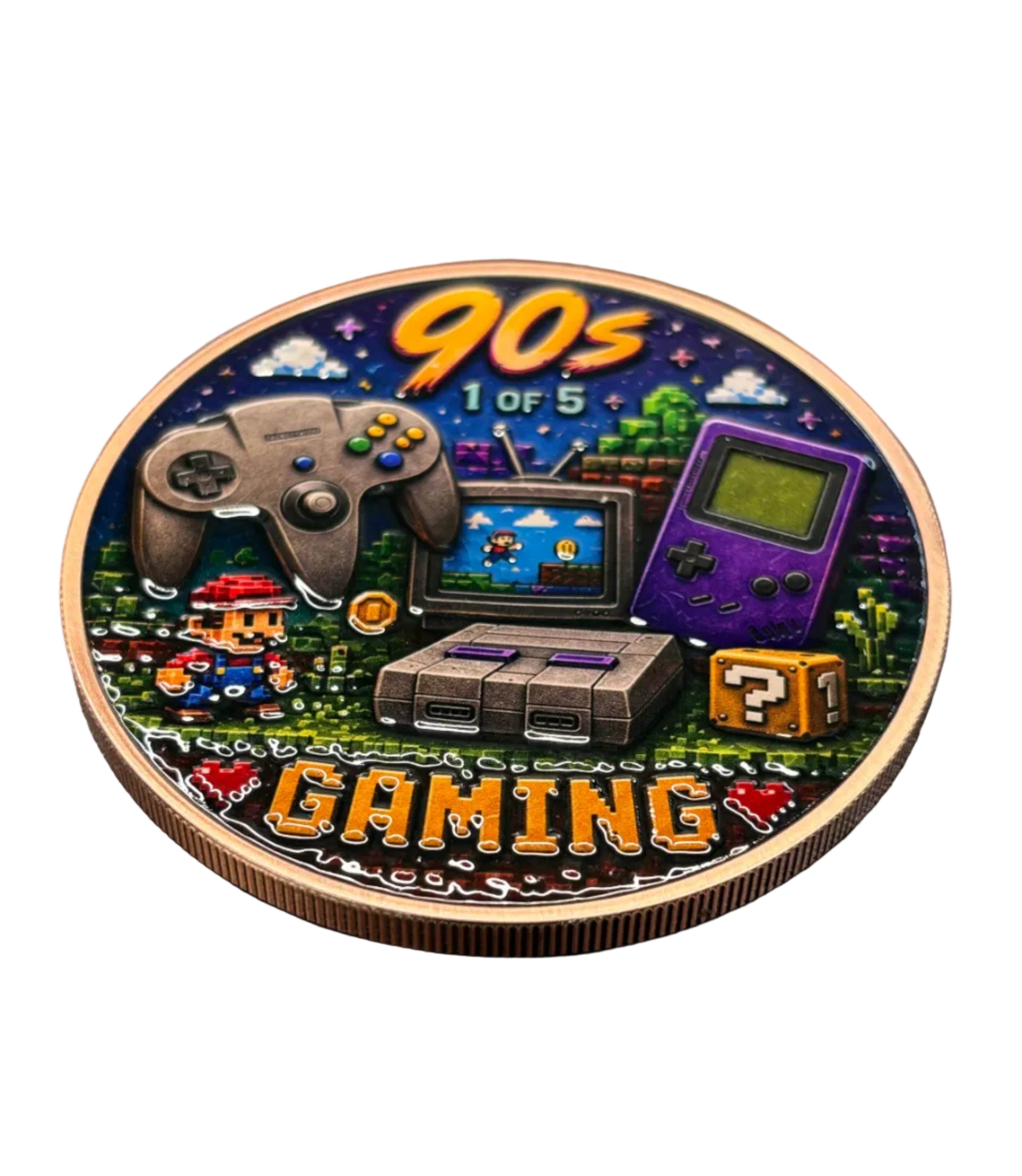 5oz copper Retro 90’s Gaming