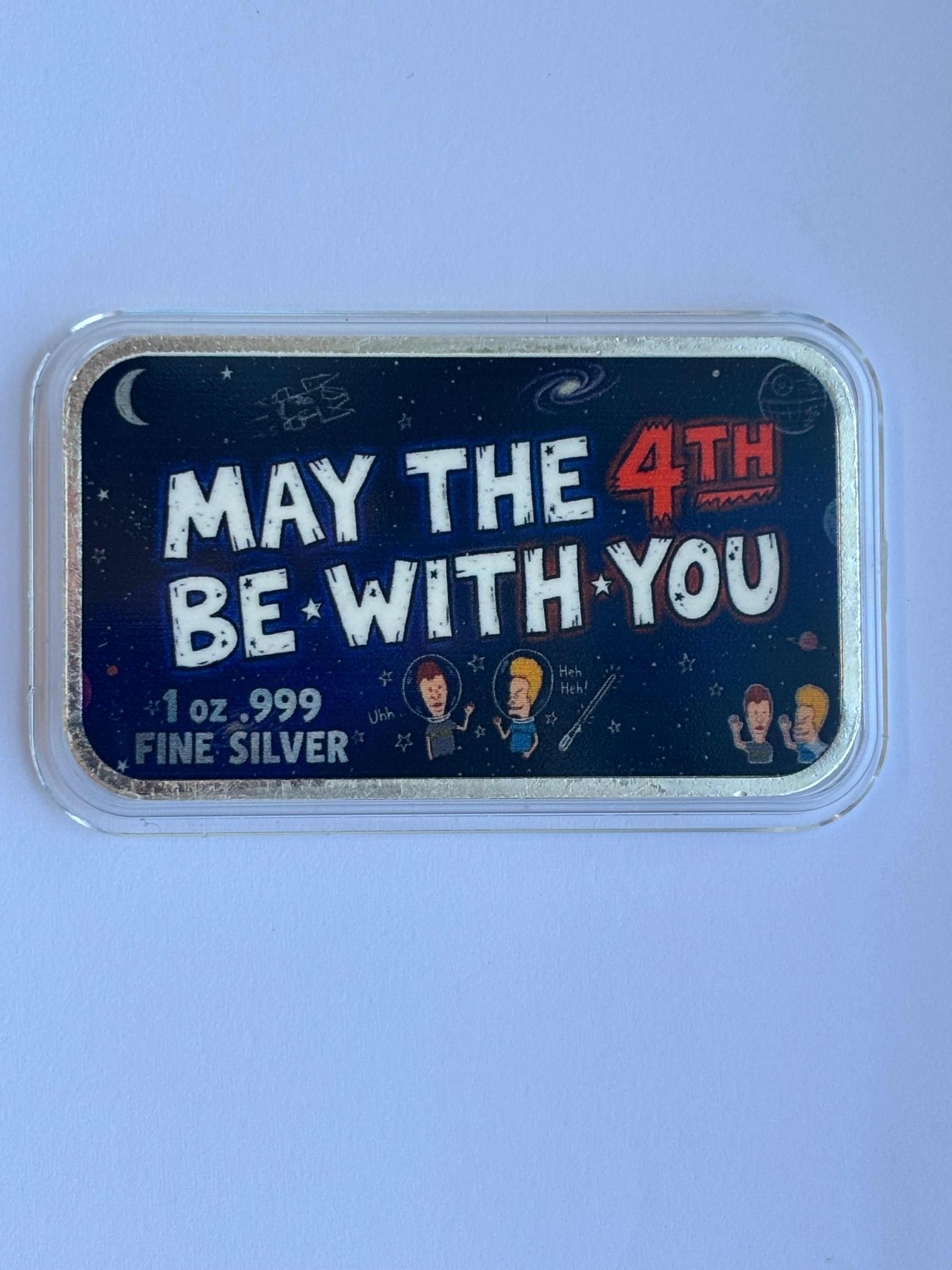 1oz Pure Silver Bar May The Fourth Be With You