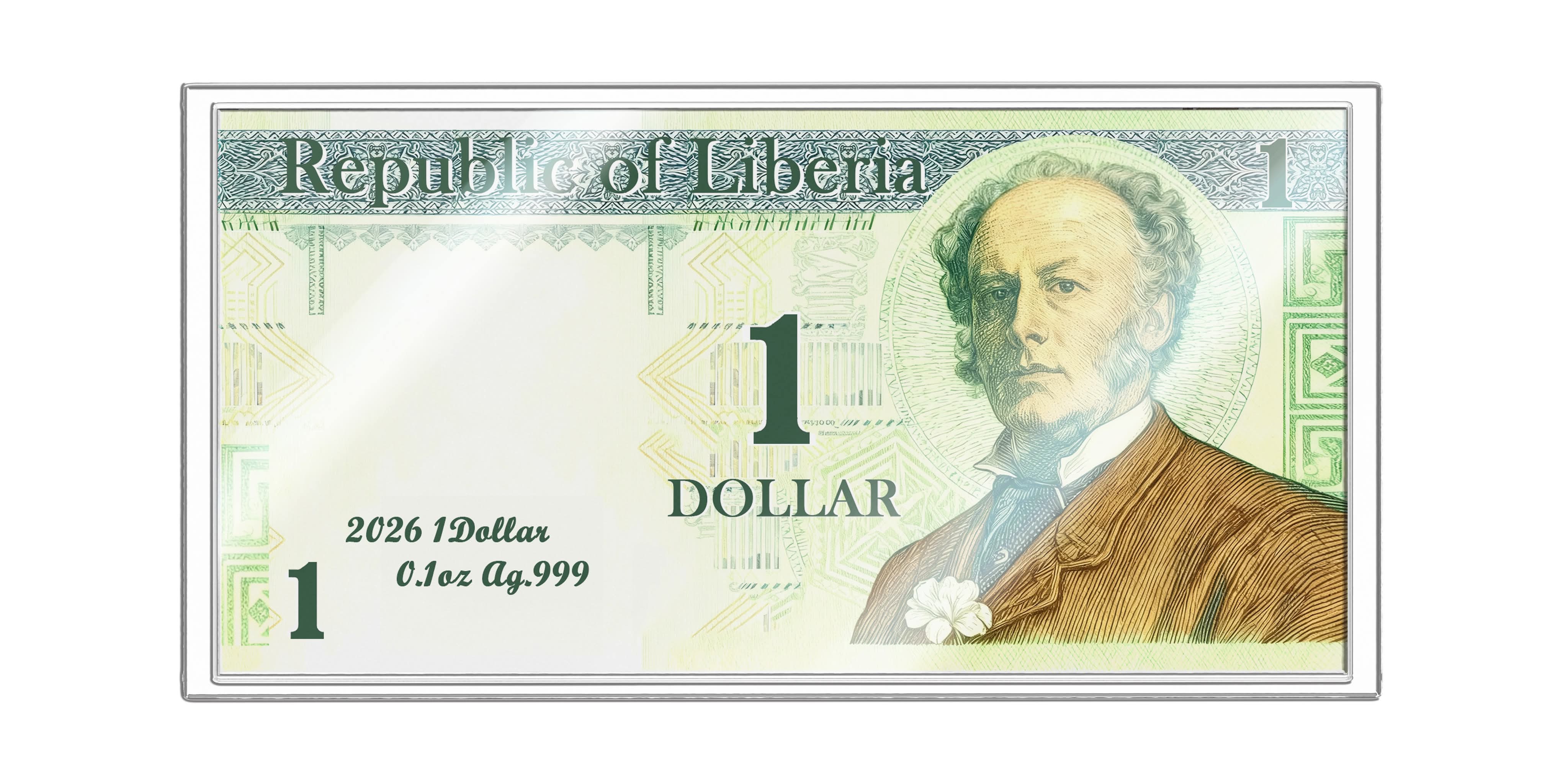 1/10th Troy Oz Pure Silver Note The Tragedy Of Ophelia