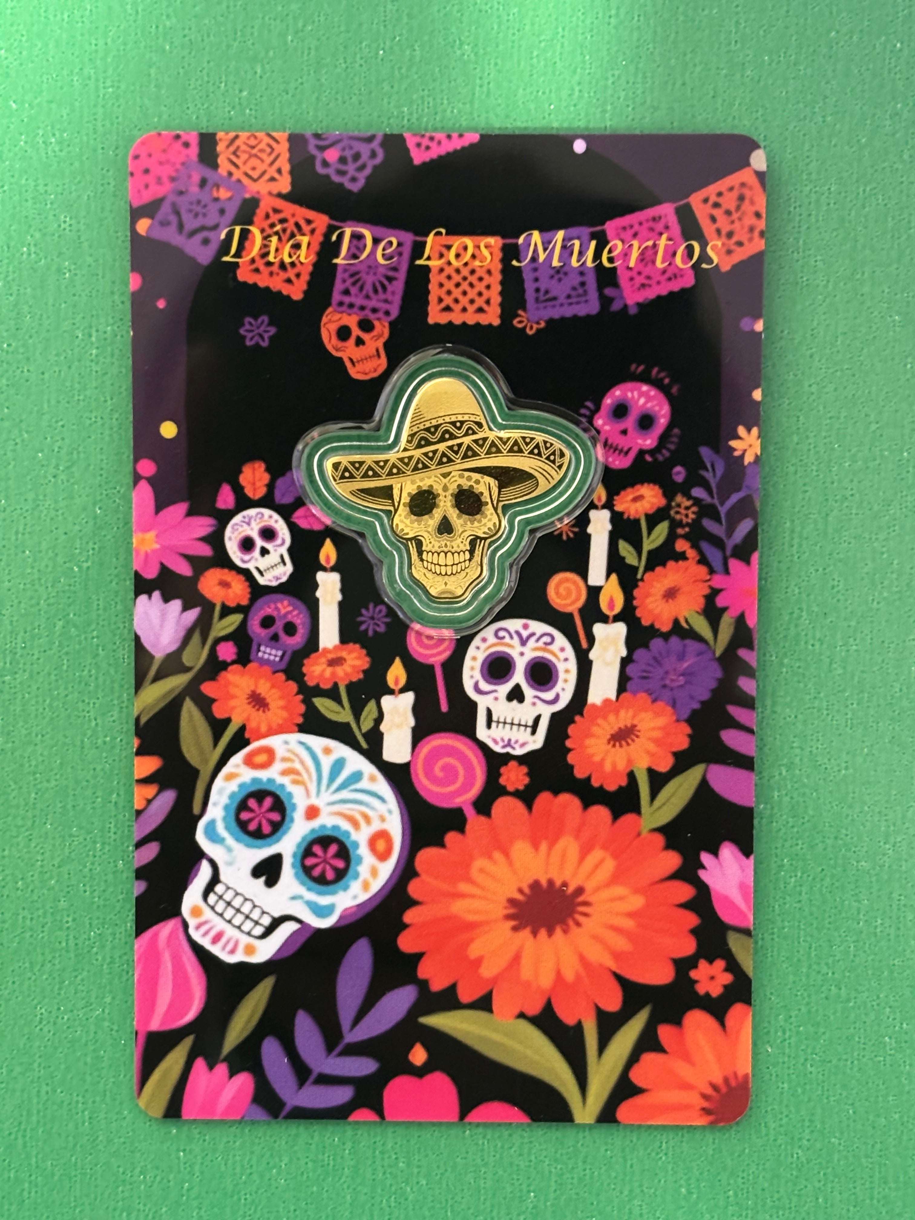 1/1000oz .999 Gold Dia De Los Muertos