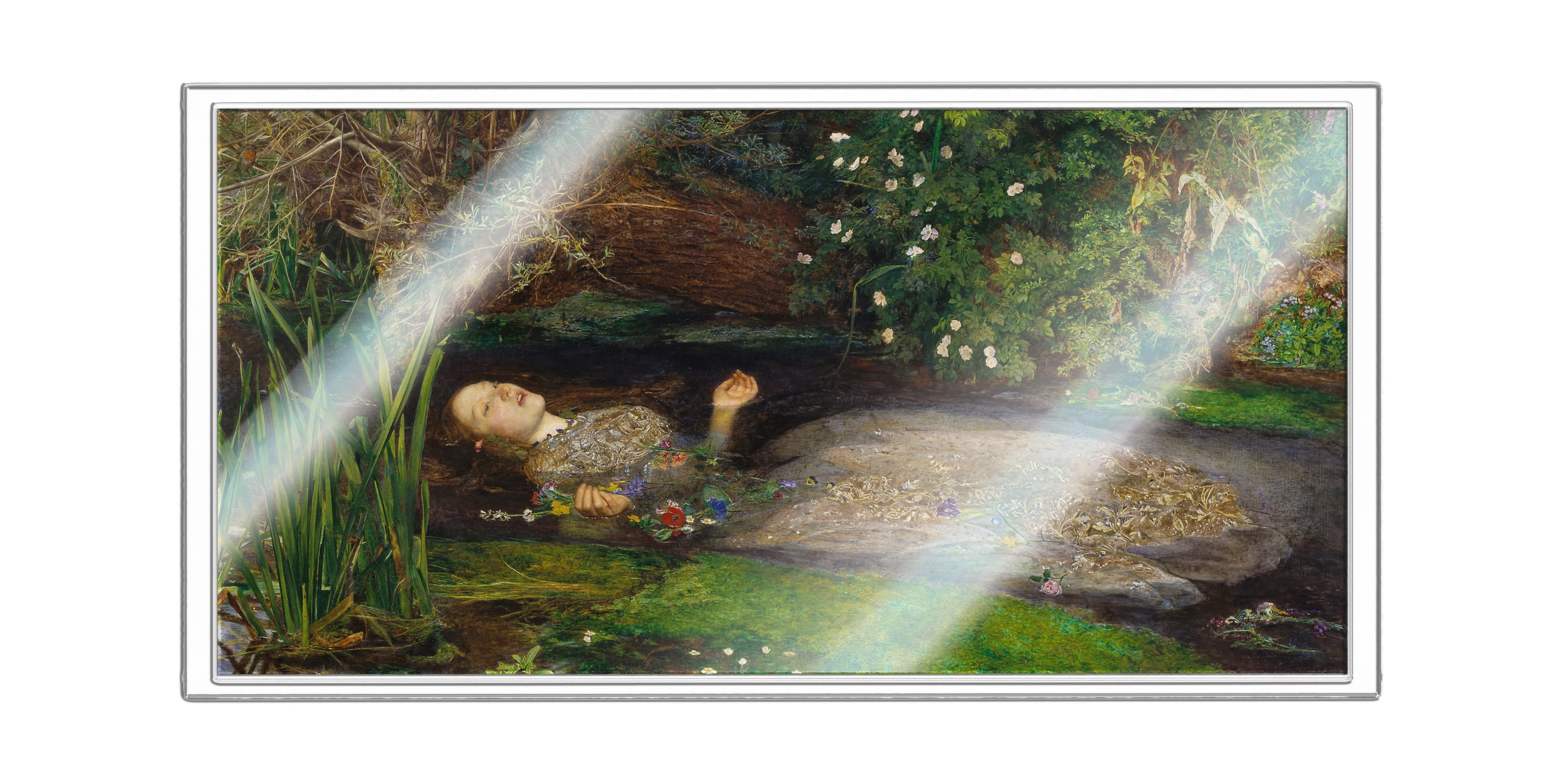 1/10th Troy Oz Pure Silver Note The Tragedy Of Ophelia