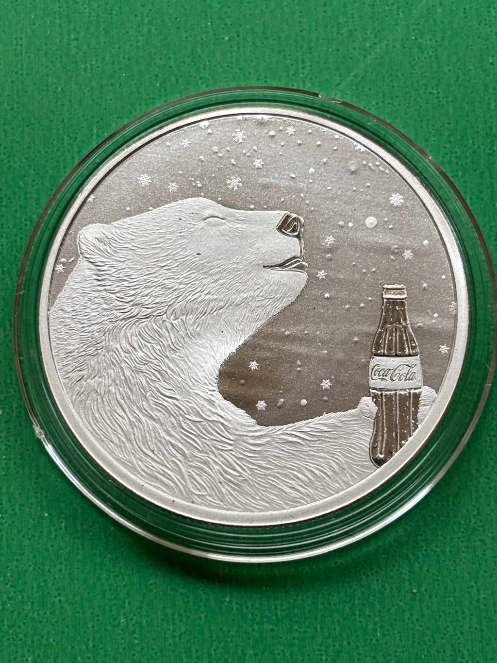1oz .999 Silver Coca Cola Round Polar Bear