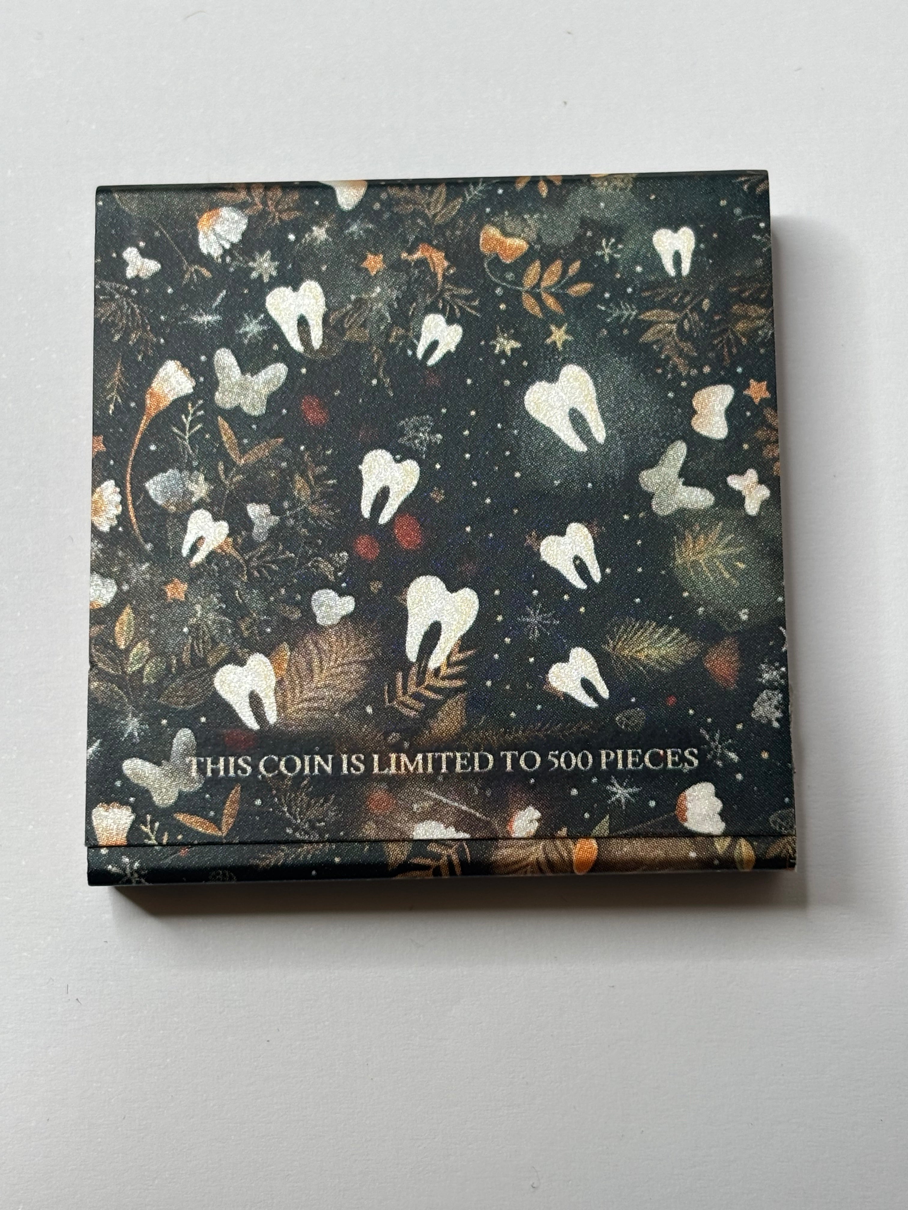 1oz Pure Silver Coin TOOTH FAIRY One Ounce One Earth Coloured Finish