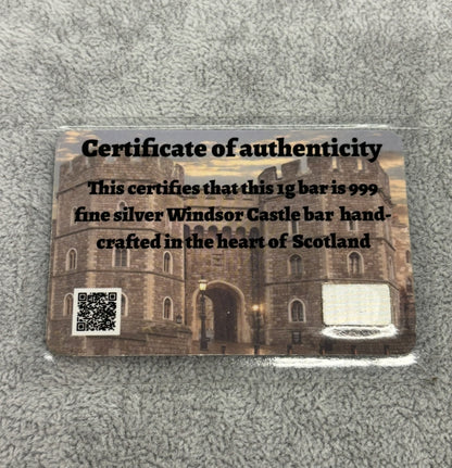 1g Fine Silver Various Carded Bars