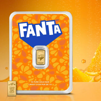 Fanta 1g Pure Gold Bar in TEP