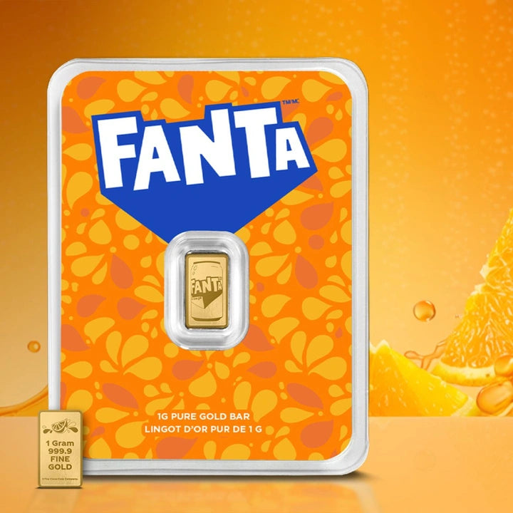 Fanta 1g Pure Gold Bar in TEP