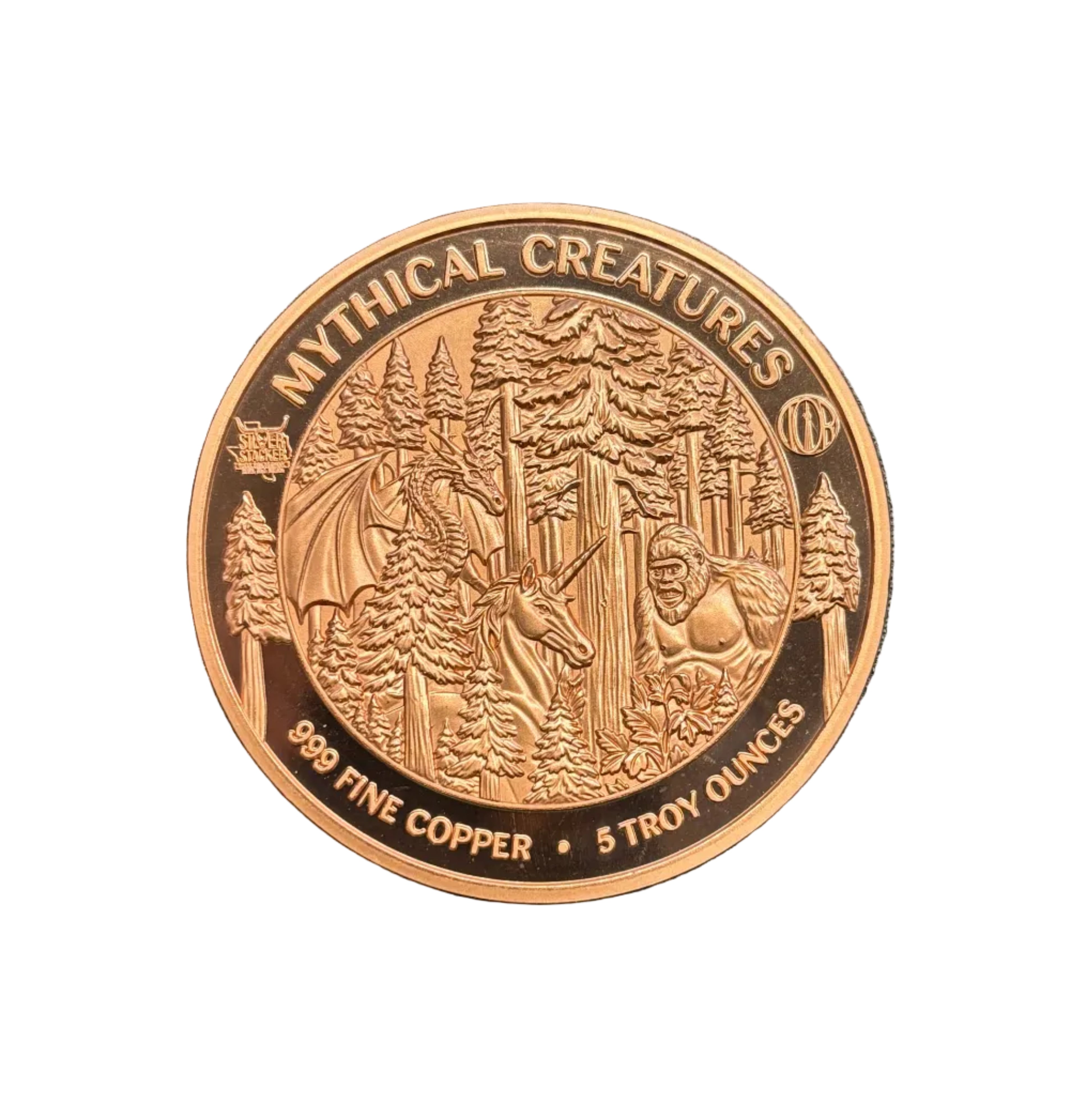 5oz Copper Kraken Round