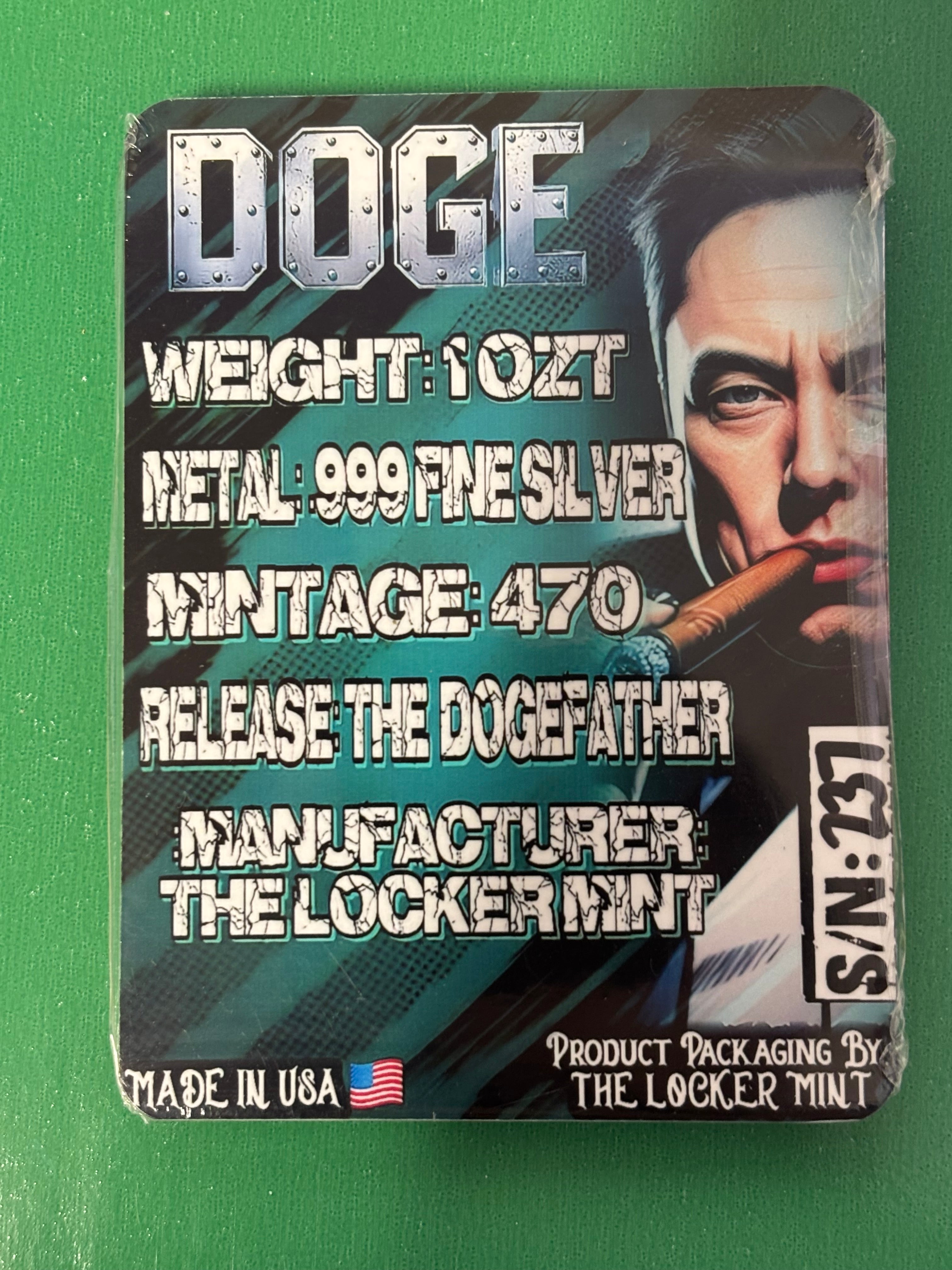 1oz .999 Silver Bar DOGE