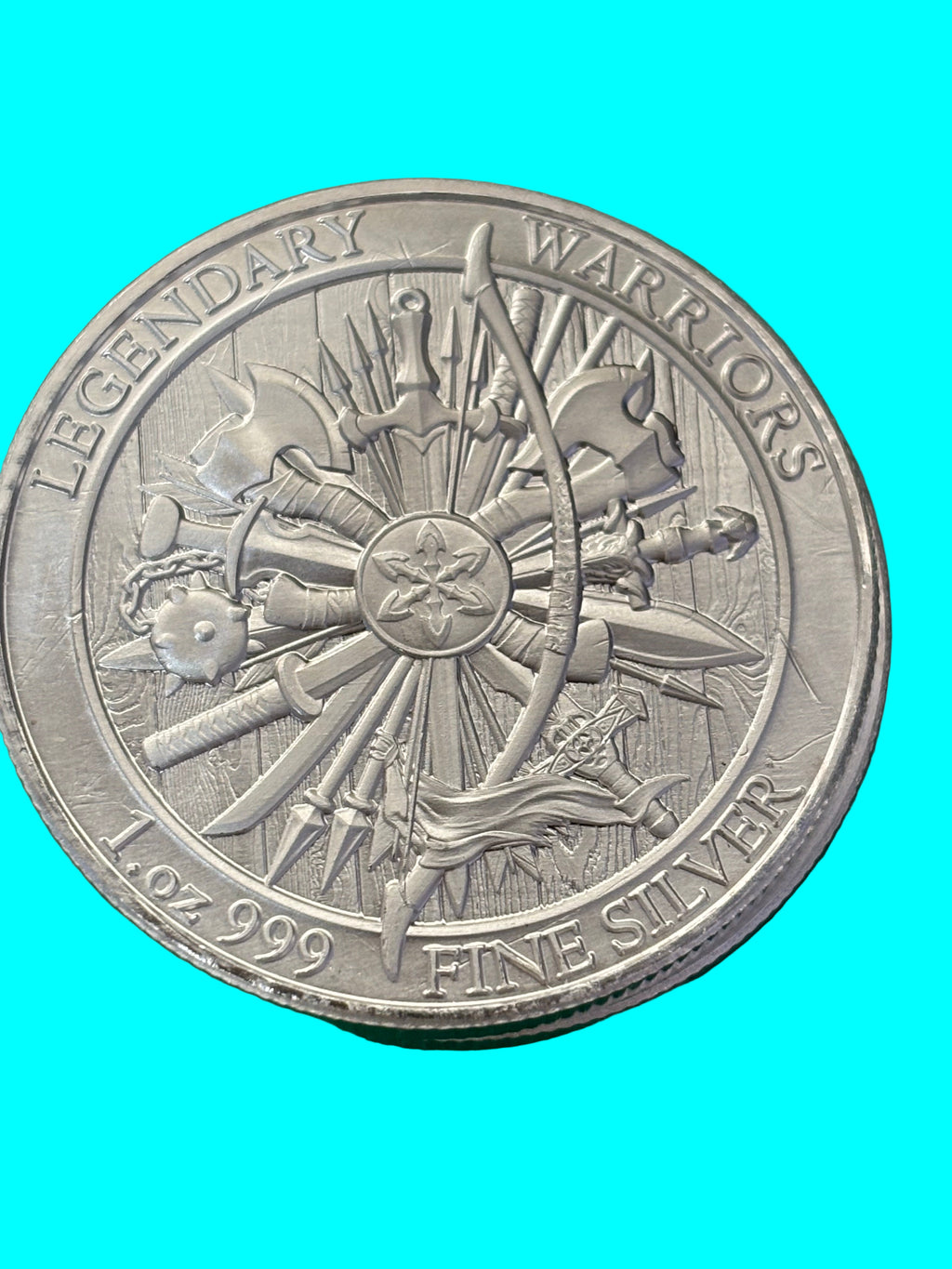 1oz .999 Silver Round Legendary Warriors Sitting Bull