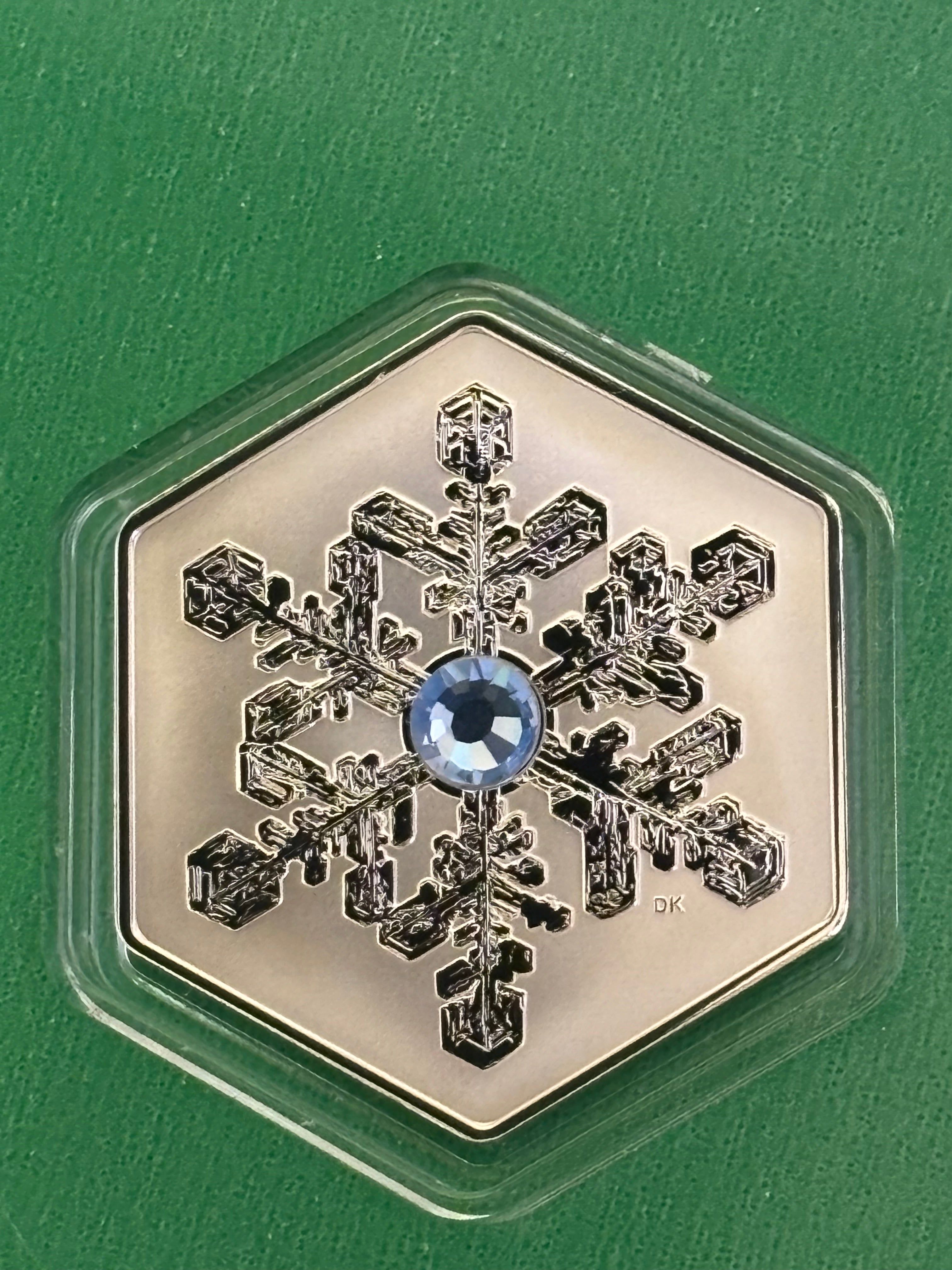Snowflake - 1 oz. Fine Silver Coin (2024)