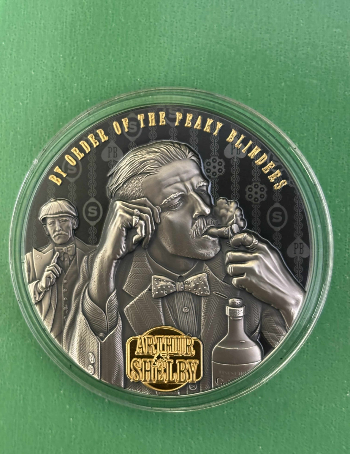 2oz .999 Silver Black Proof Peaky Blinders Arthur Shelby