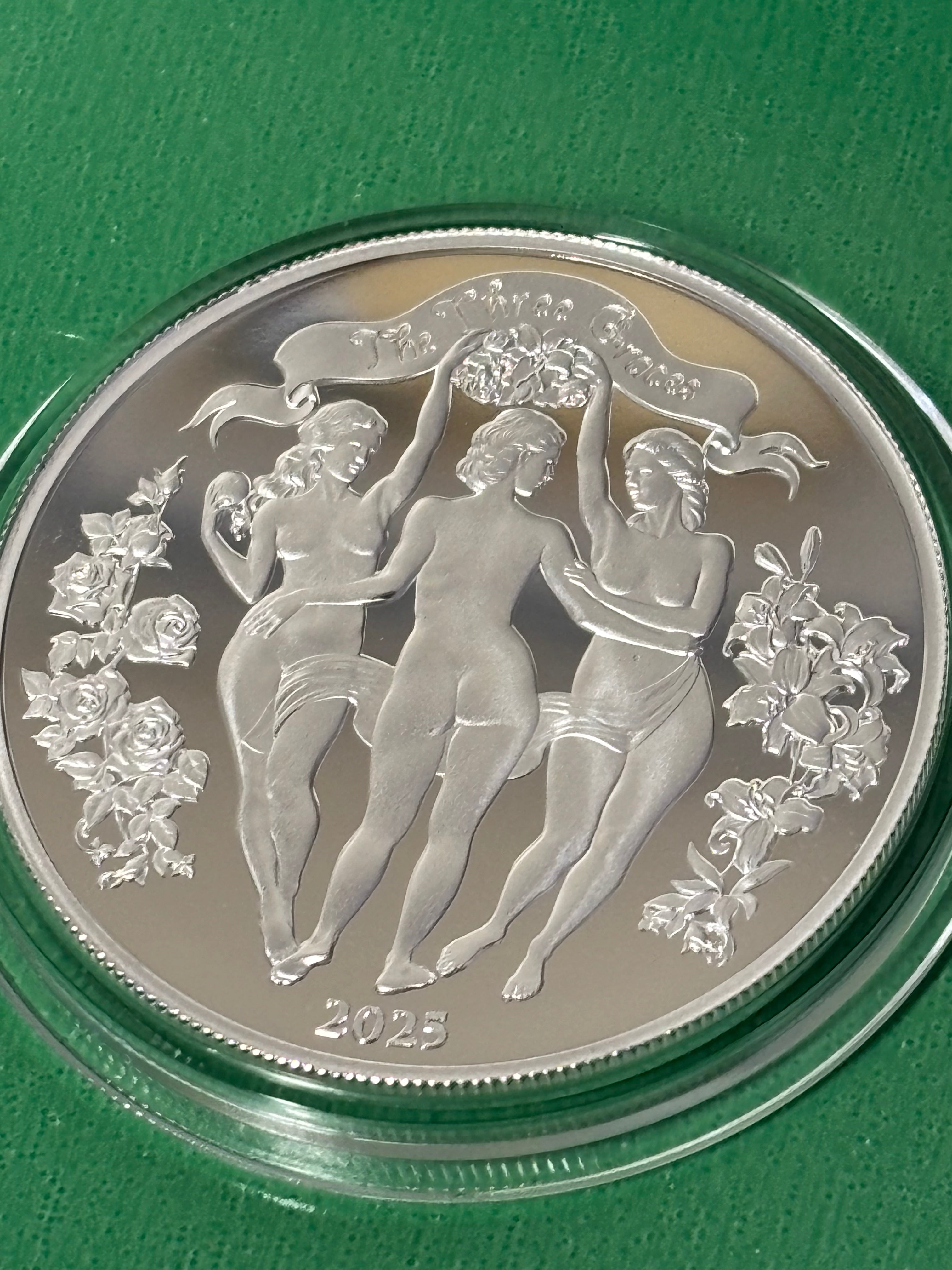 1oz .999 Silver Coin The Three Graces