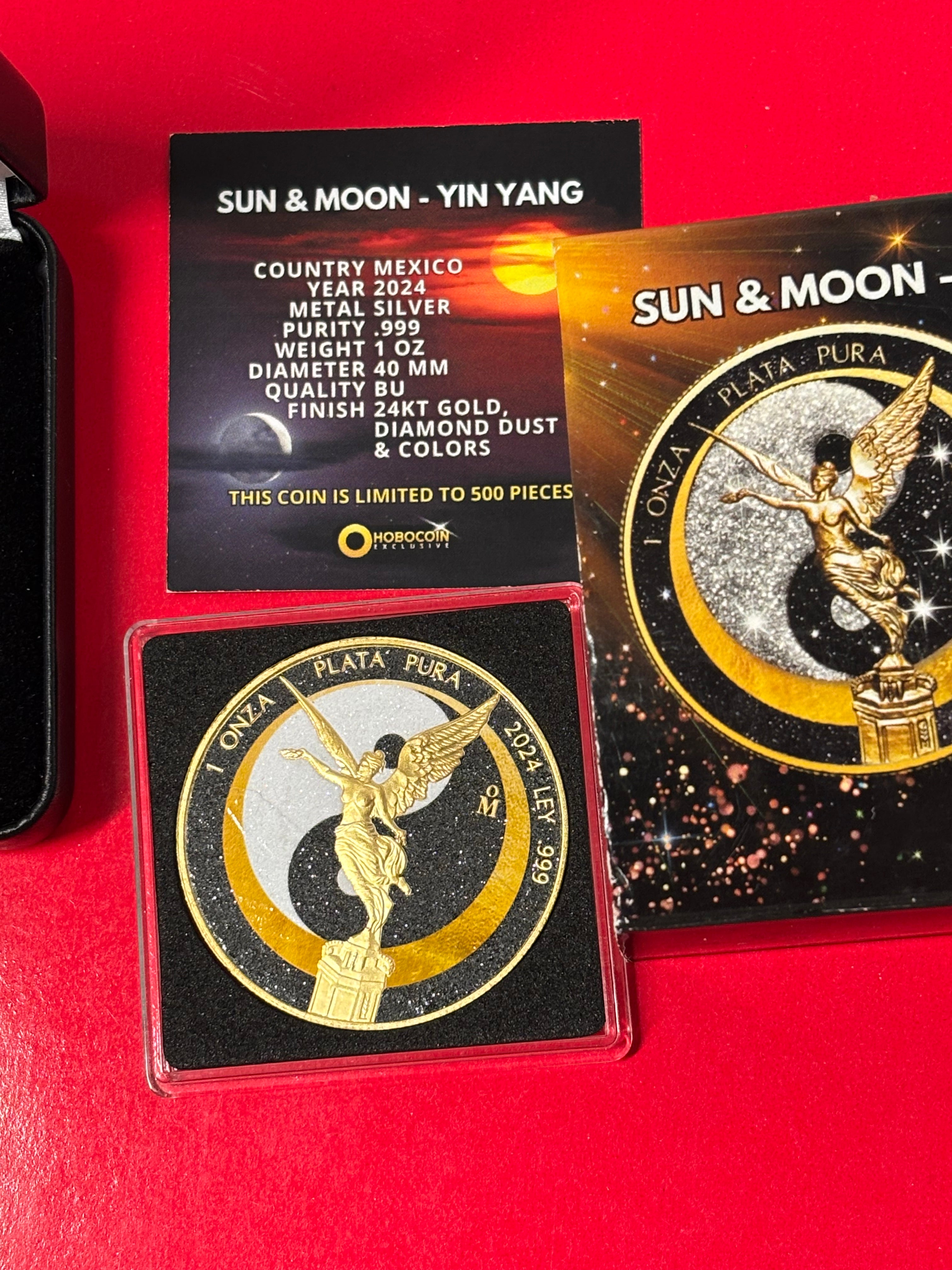 1oz .999 Silver Libertad Diamond Dust Edition