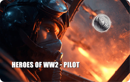 1/500oz Platinum Heroes Of WW2