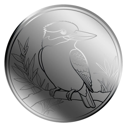1/1000oz Pure Platinum Kookaburra Coin In Card