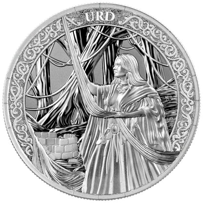 Germania Mint Norns Urd 1 oz Pure Silver Coin 2026