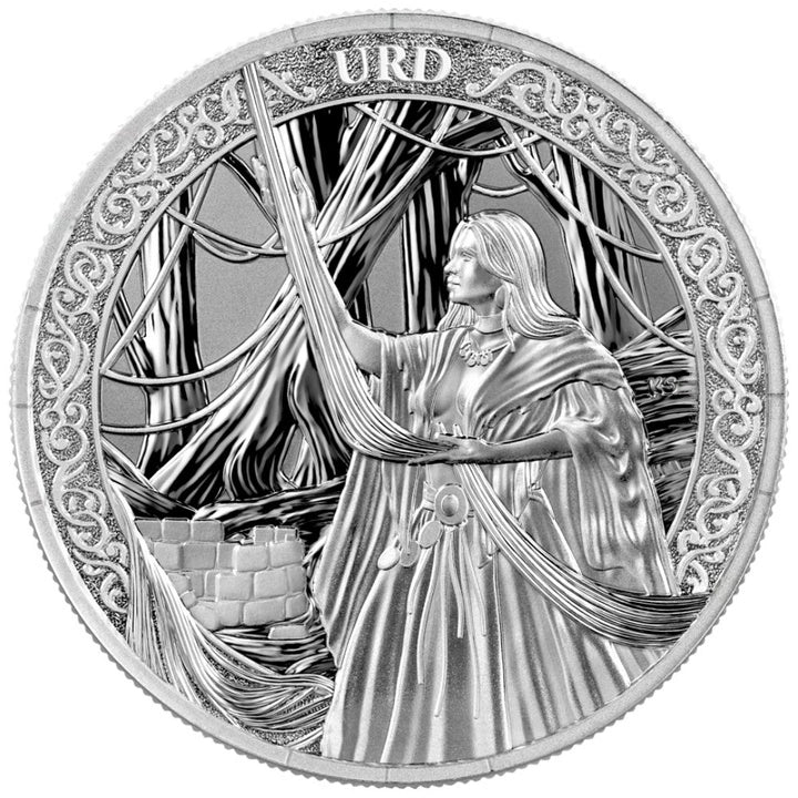 Germania Mint Norns Urd 1 oz Pure Silver Coin 2026