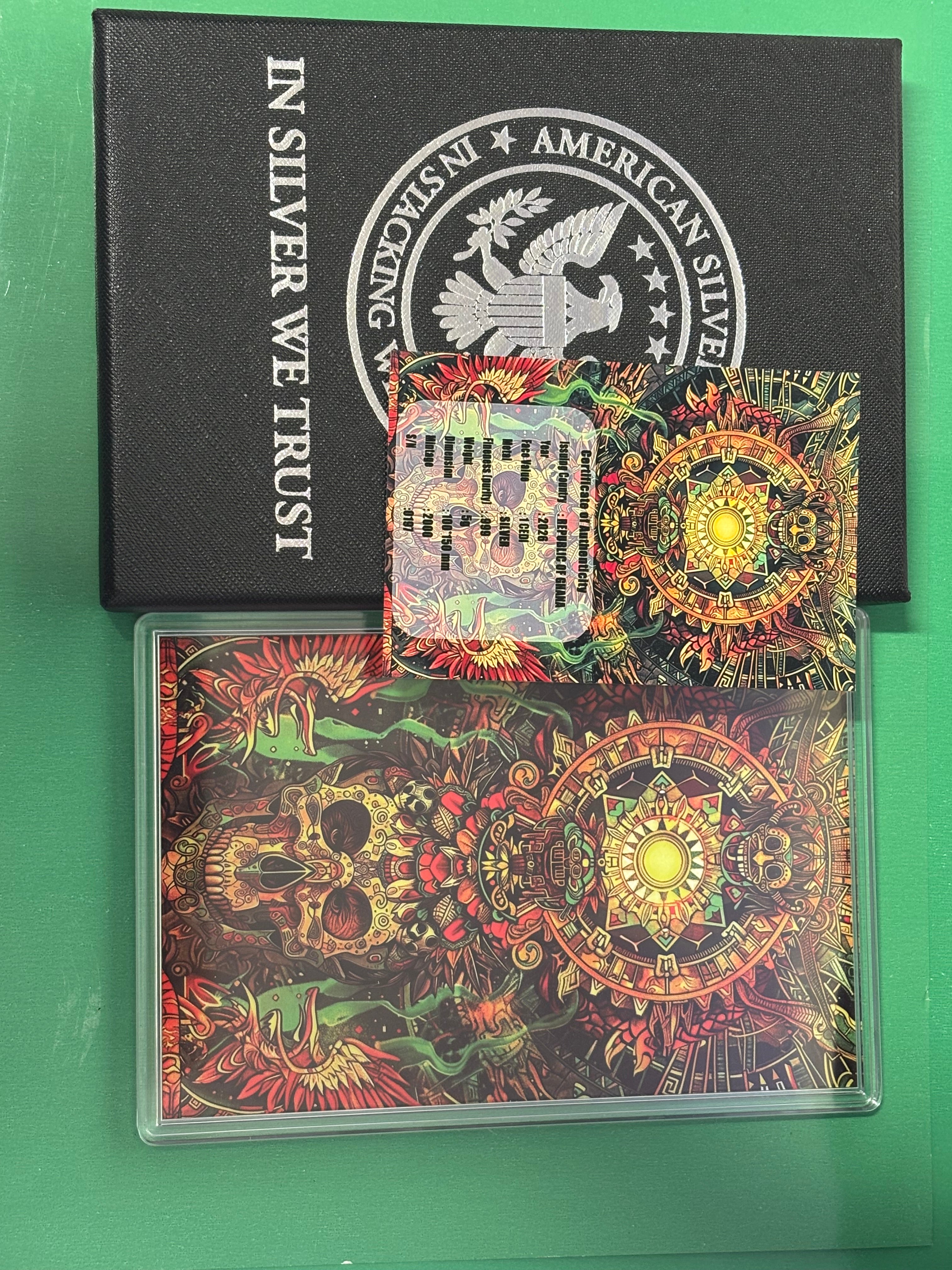 5g .999 Silver Foil The Fifth Sun