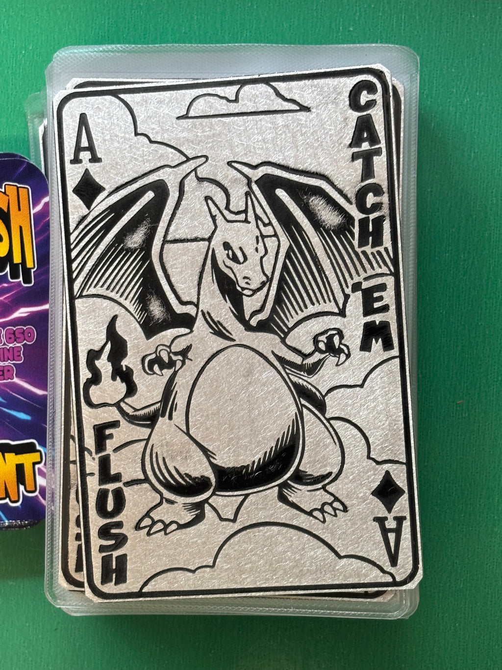 1oz .999 Silver Card Pokemon Charizard