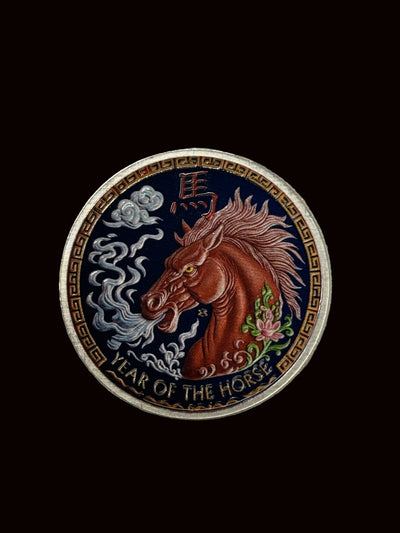 Elemetal Mint 1oz Pure Silver Round Year Of The Horse