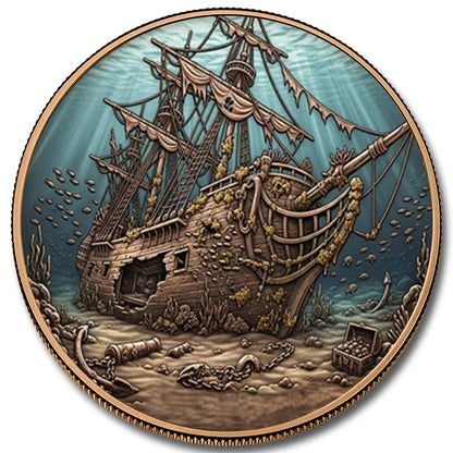 5oz ADVP Copper Shipwreck Coin