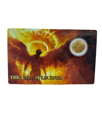 FALL OF LUCIFER 1/1000 Oz Gold Coin 12$ Liberia 2026