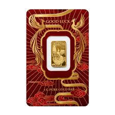 5g PAMP Suisse Good Luck Phoenix Pure Gold Bar